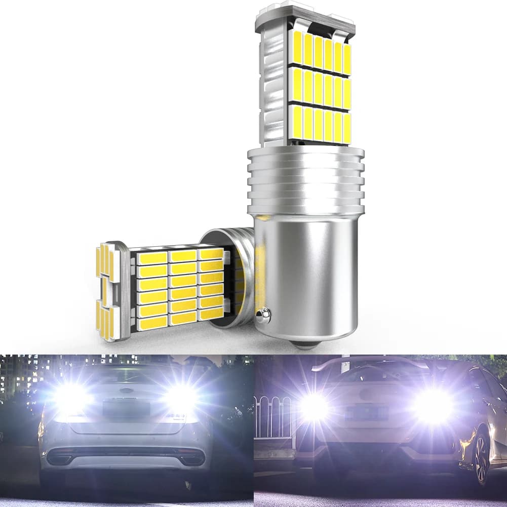 Ampoule LED P21W Canbus 1156 BA15S, feu de recul pour voiture, pour BMW E46 E34 E53 X5 E70 E90 E36 E