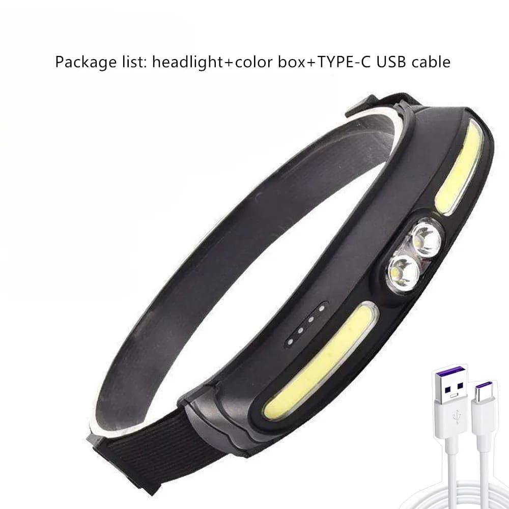 Lampe de sauna LED COB à faisceau large, lumière douce, lumière rouge aste USB C, bande de sauna rég