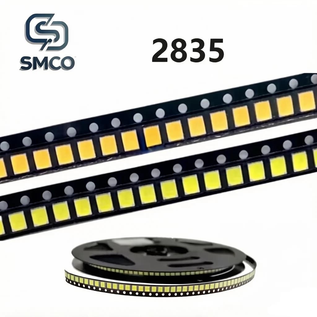 100 pièces LED SMD 2835 blanches 3V 6V 9V 18V 36V 150MA/100MA/30MA/60MA/80MA 6000-6500K haute lumino