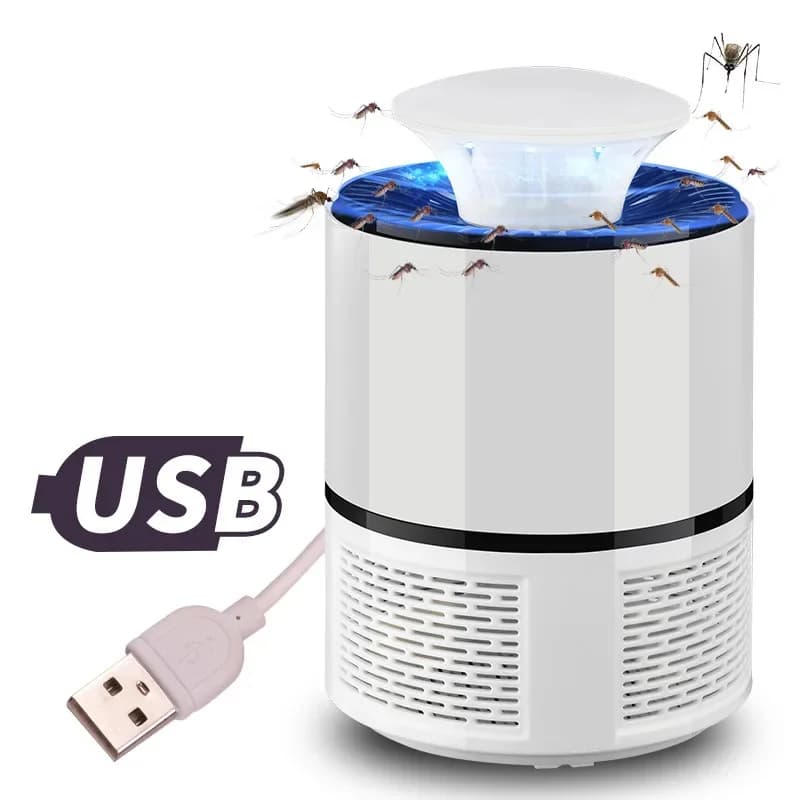 Tueur d'insectes Portable, ventilateur volant, lampe électrique anti-moustiques et anti-insectes pou
