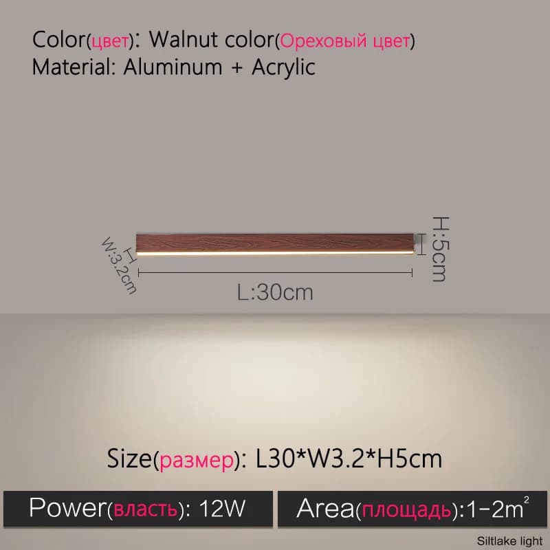 Bande Lumineuse LED au Design Moderne Minimaliste, Luminaire Décoratif de Plafond, Idéal pour un Cou