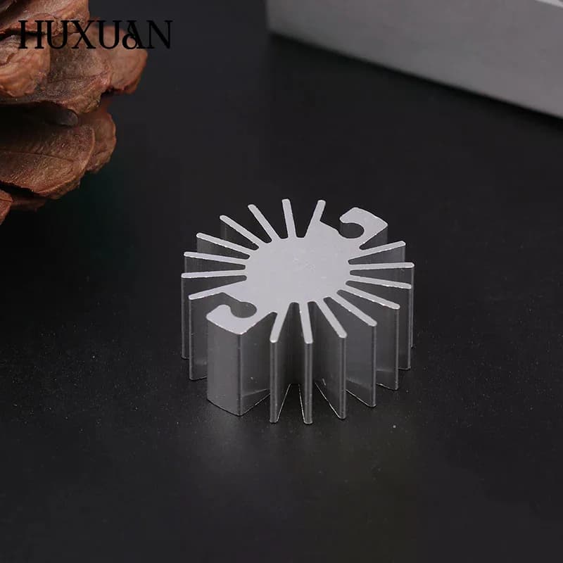 Radiateur de radiateur en aluminium 1W, 23mm x 10mm, LED ou à puce unique, pour lampe domestique, ra
