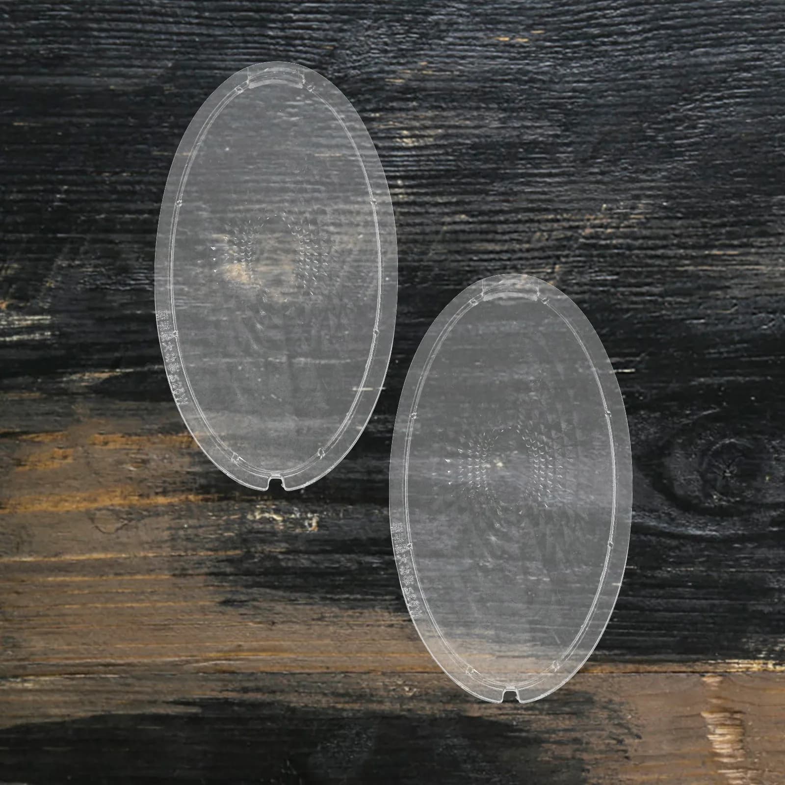 1 Paire de Couvercles de Lentilles de Lampe Universels pour Hotte de Cuisine, Remplacement Transpare