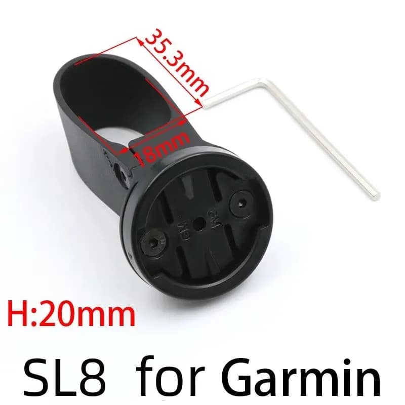 Support de lampe de vélo de route spécialisé SL8 pour garmin pour support de lampe de tige de selle