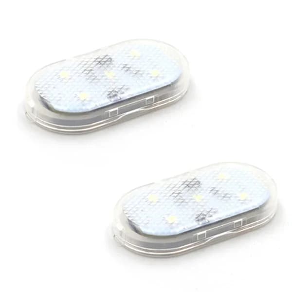 2-pack Led porte de voiture lumière intérieur de voiture USB Rechargeable sans fil interrupteur magn