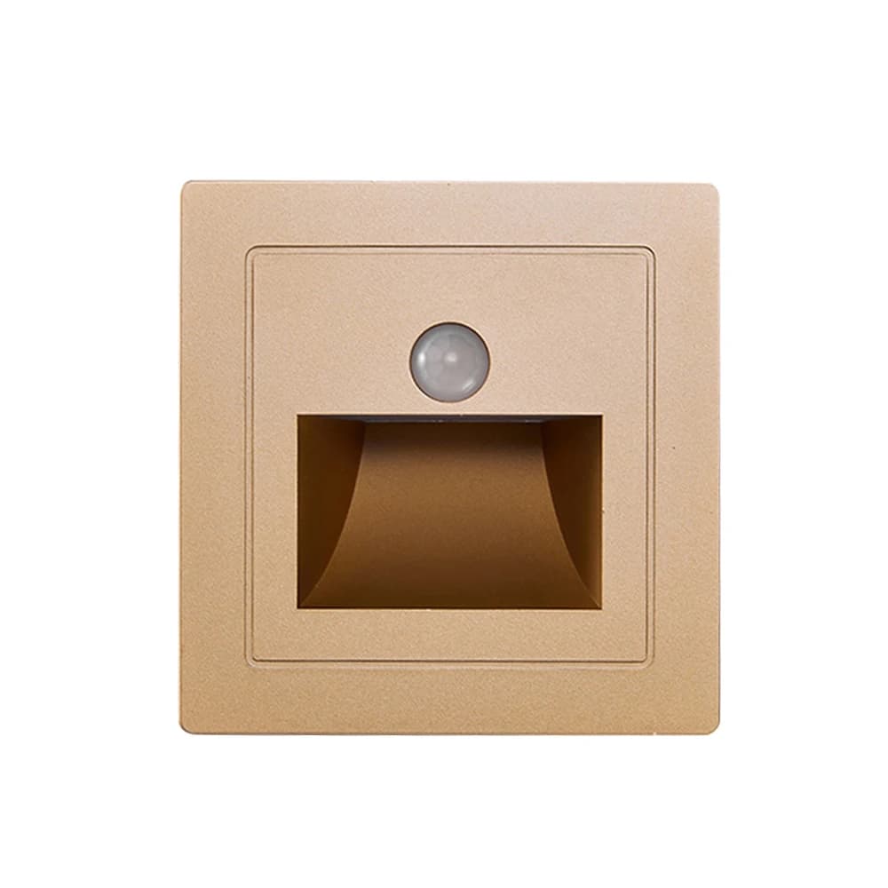 Détecteur de Mouvement PIR pour Escalier, Lumière LED Infrarouge, Lampe à Induction pour le Corps Hu
