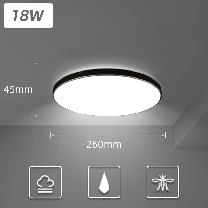 Plafonnier Led moderne AC 110V-220V, lampe de plafond 18W 30W 40W, éclairage pour salon, chambre à c