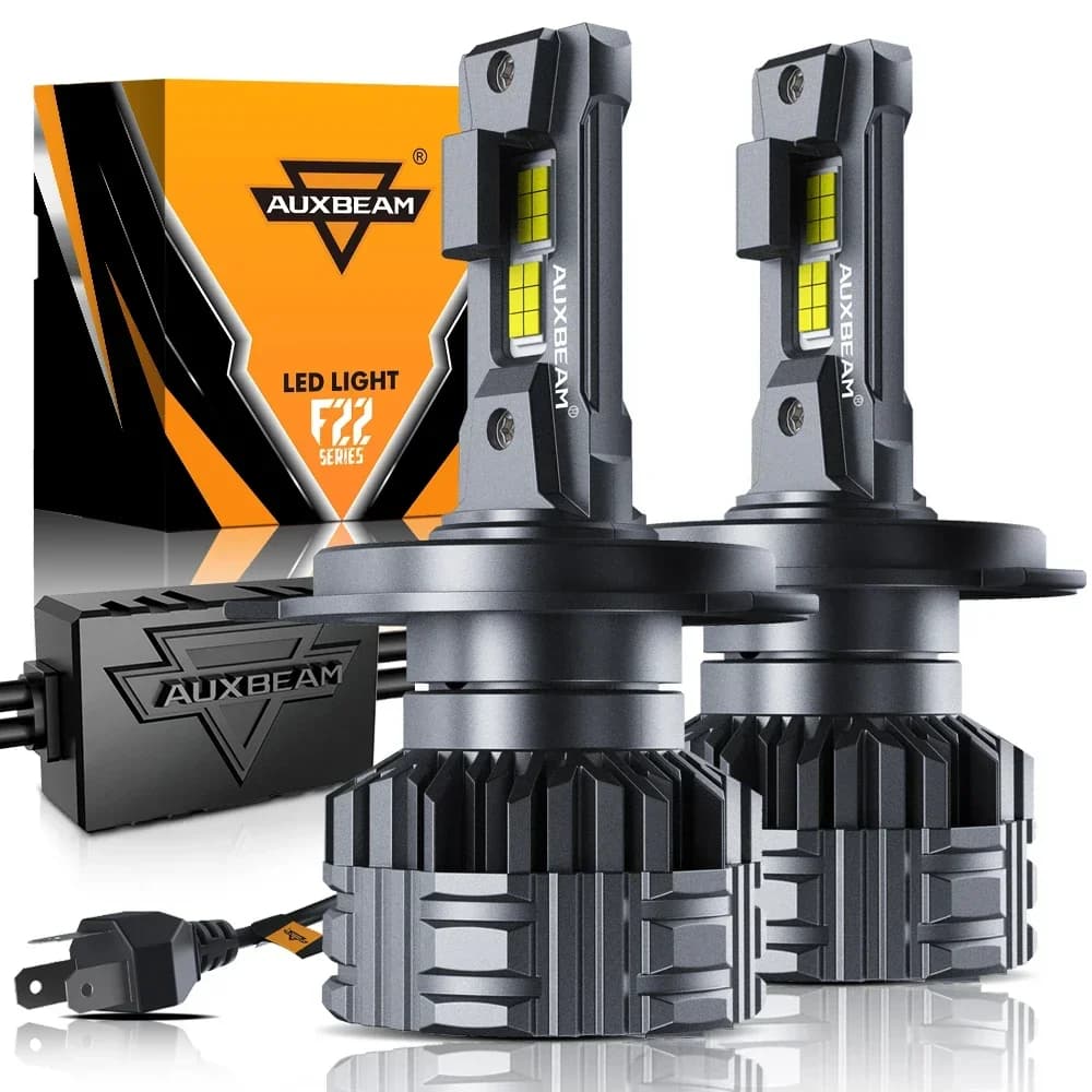 AUXBEAM 110W ampoules de phares LED H4 H7 H11 9005 9006 9007 ampoule LED intégrée CAN-Bus haute lumi