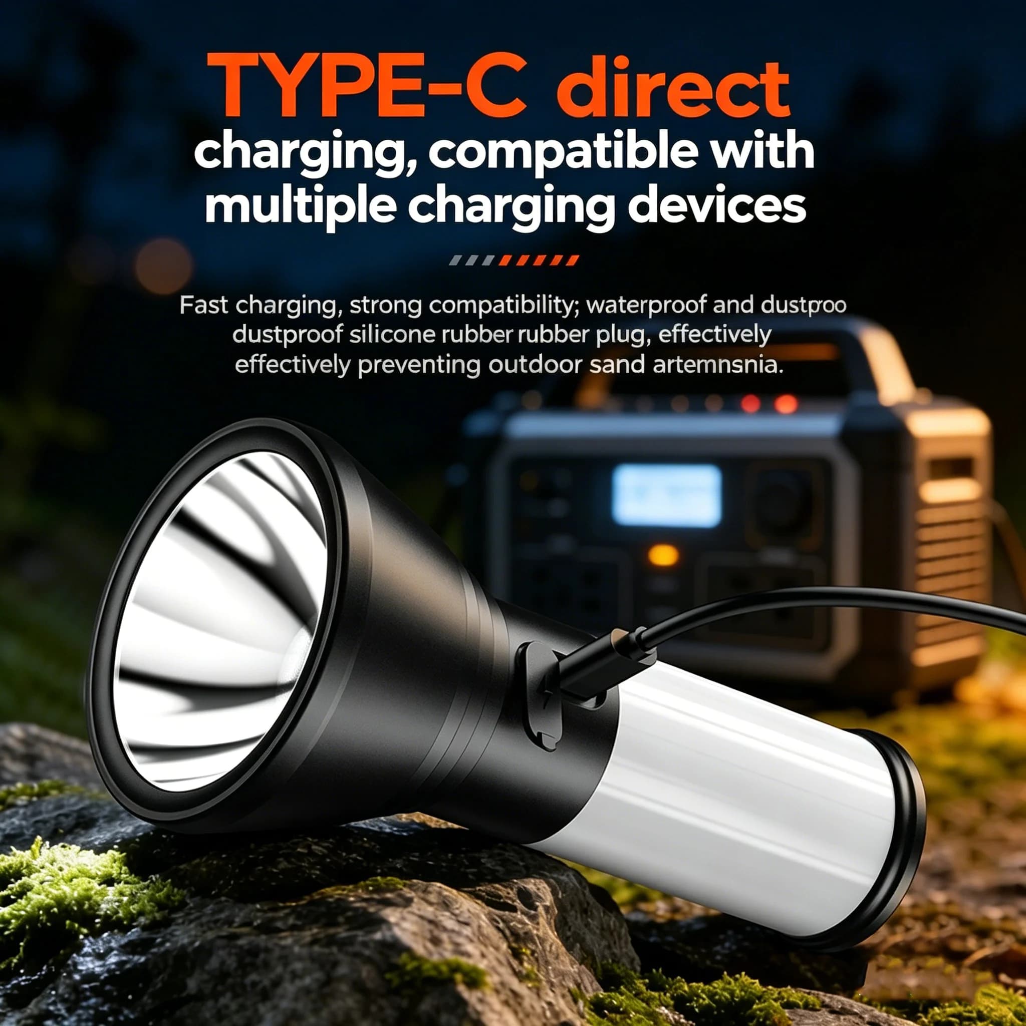 Lampe de camping Philips avec deux lumières latérales principales, éclairage à 360 degrés pour le ca
