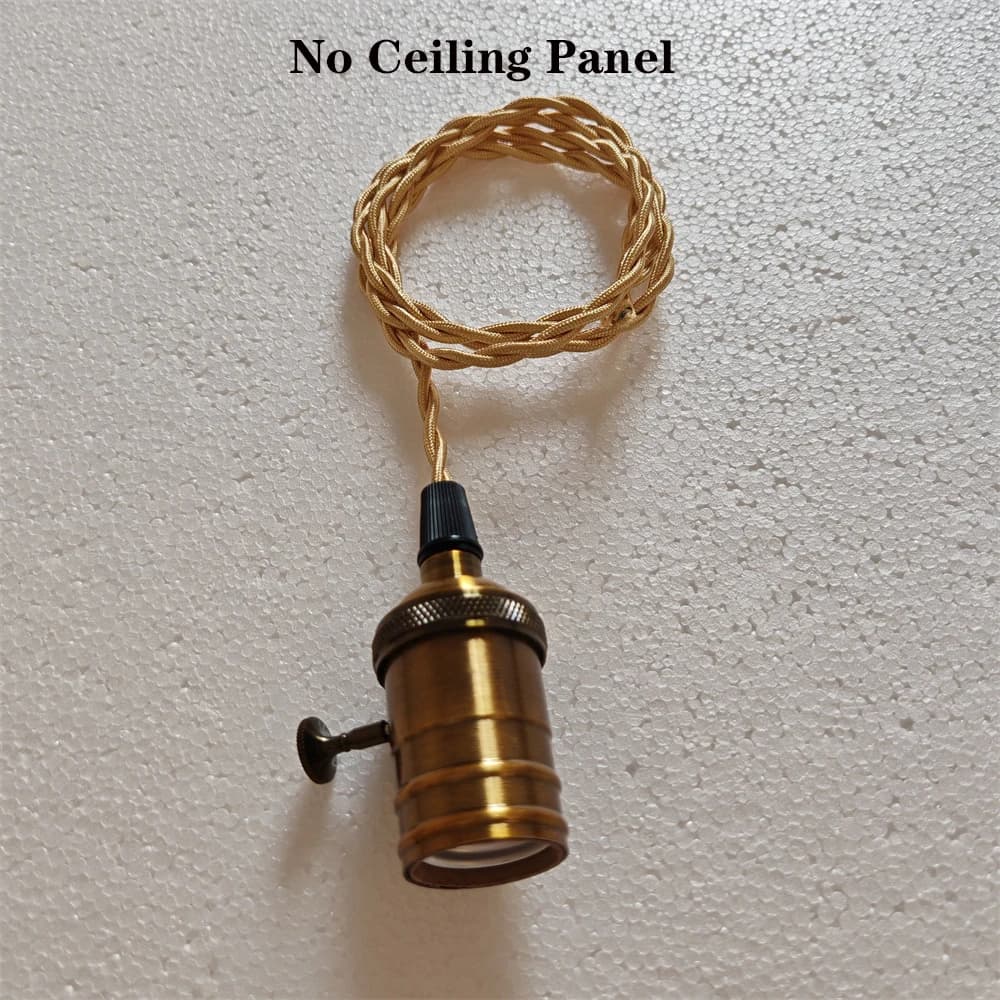 Supports de lampe suspendus simples E26 E27 avec interrupteur et câble, douille de support de lampe 