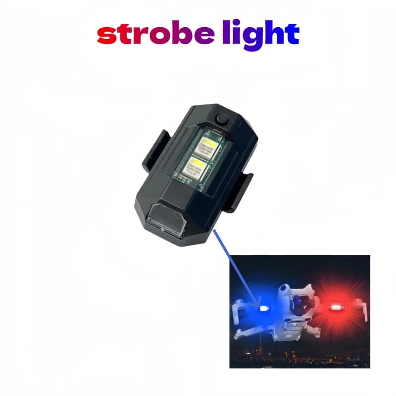 Lumière clignotante à sept couleurs, pratique et compacte, adaptée à une utilisation générale telle