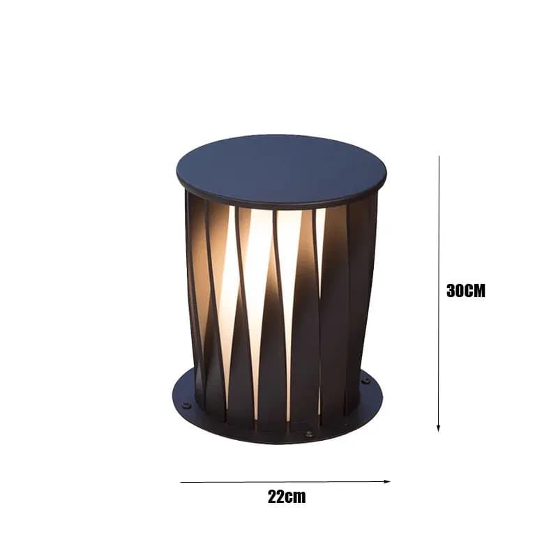 Lampadaire d'extérieur étanche pour Villa, jardin, cour de prairie, atmosphère, colonne, lampe front