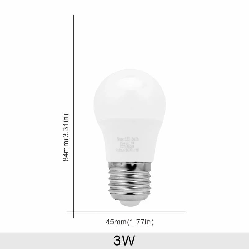 Ampoule LED E27 DC/AC 12V-85V, 3W 6W 9W 12W 15W 18W 25W, lumière basse tension 12 Volts, éclairage d
