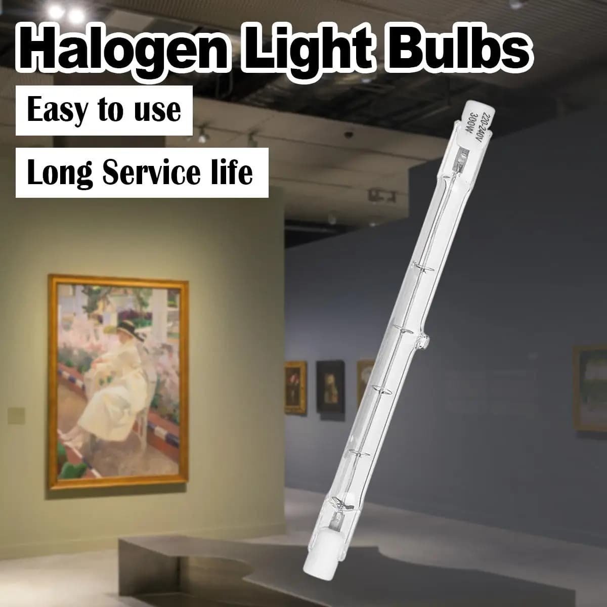 Dimmable R7s lampes halogène 1500w/1000w/500w/100w/60w a mené l'ampoule 189mm 220v chaude linéaire l