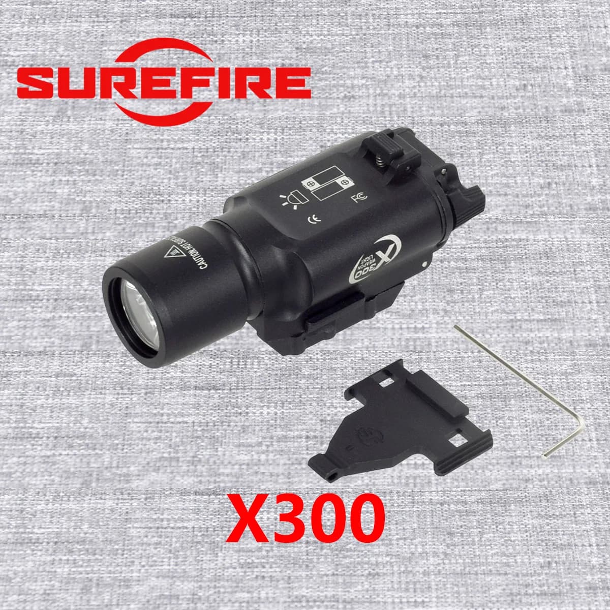 Lampe de poche Streamlight TLR Light TLR-1 TLR-1HL TLR-3 TLR-7 TLR-7X Surefire X300 ULTRA pour l'ext