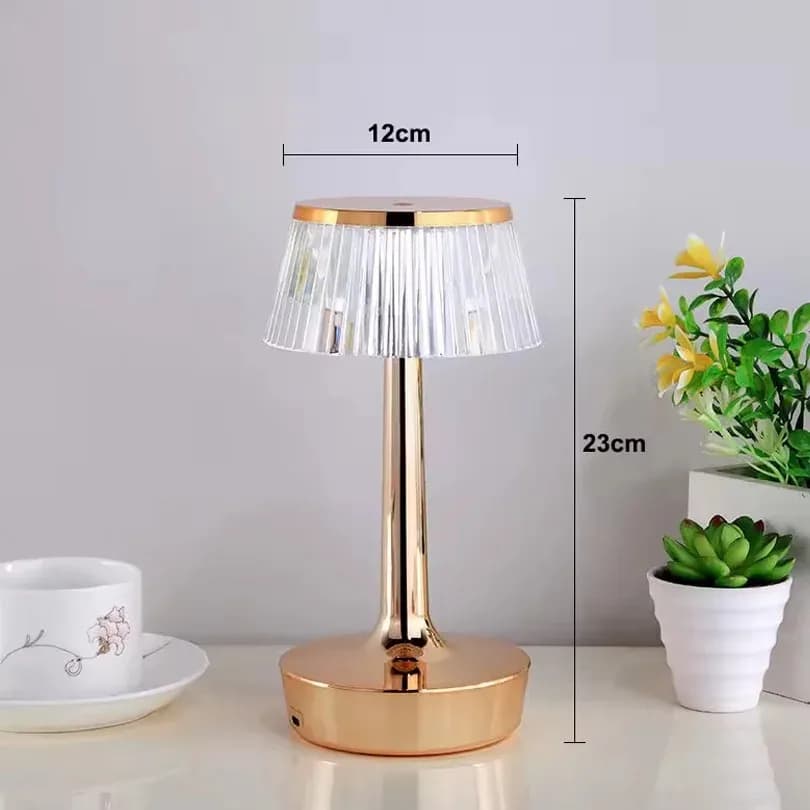LED lampe de Table USB tactile Rechargeable veilleuse 3 couleurs gradation pour lampe de chevet hôte