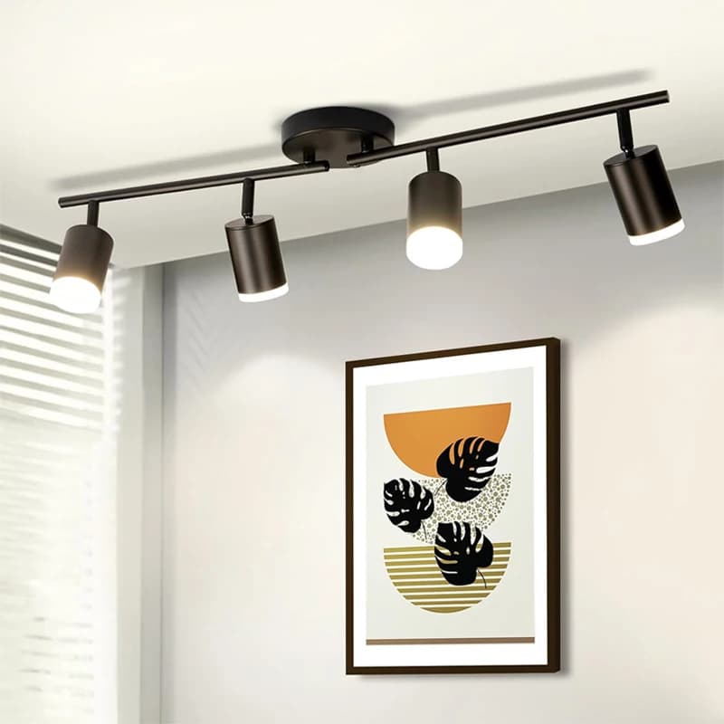 Plafonnier LED GU10 projecteur intérieur cuisine salon plafonnier réglable escalier lumière plafonni