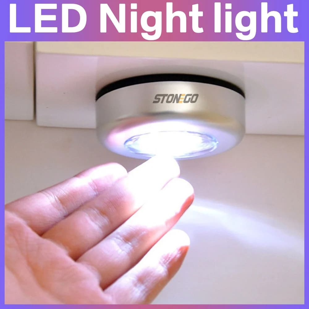 Armoire chambre escalier Mini Stonego tactile veilleuse cuisine sans fil LED armoire lumière aliment