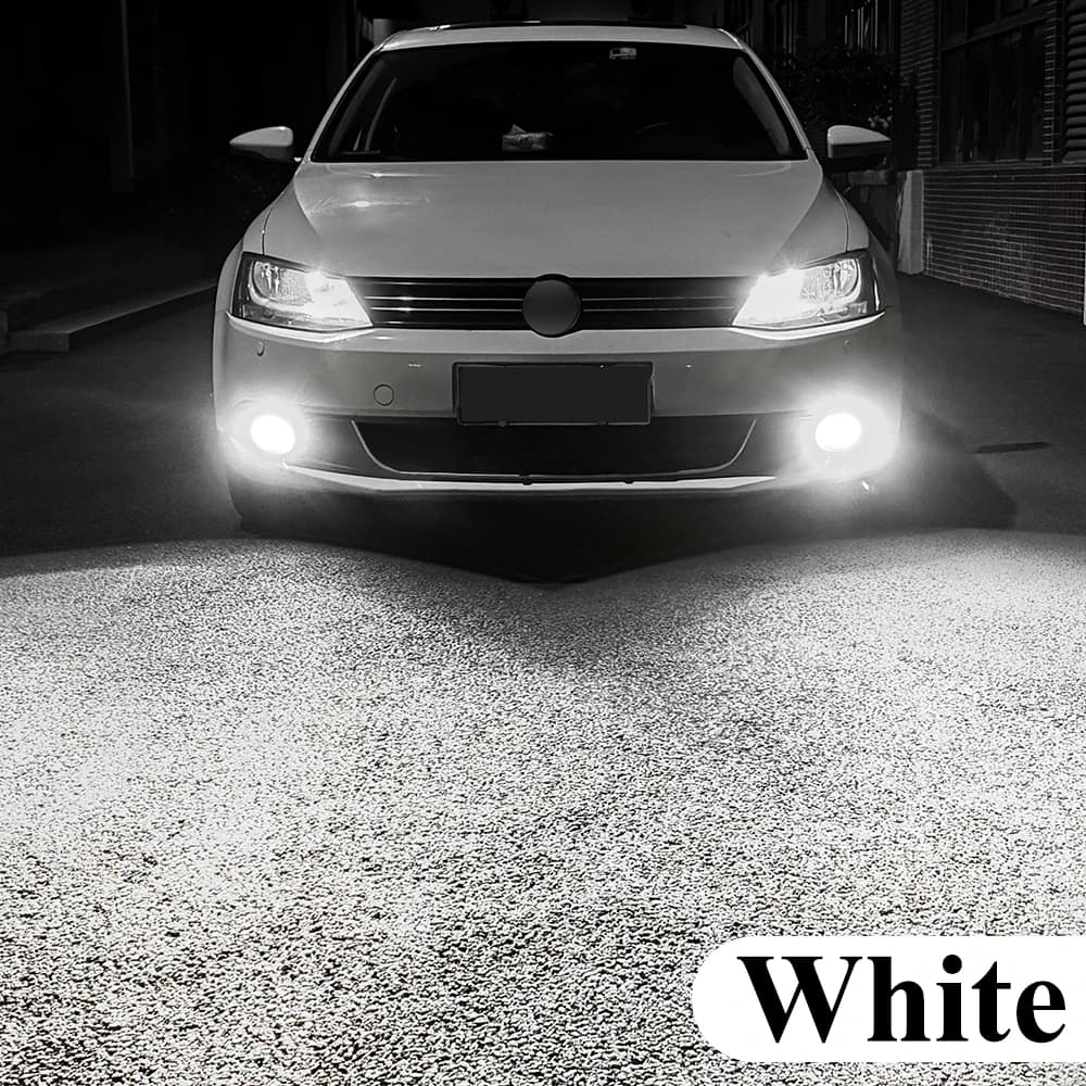 Feu antibrouillard avant LED pour BMW X1 E84 F48, ampoule double couleur, blanc citron vert glace bl