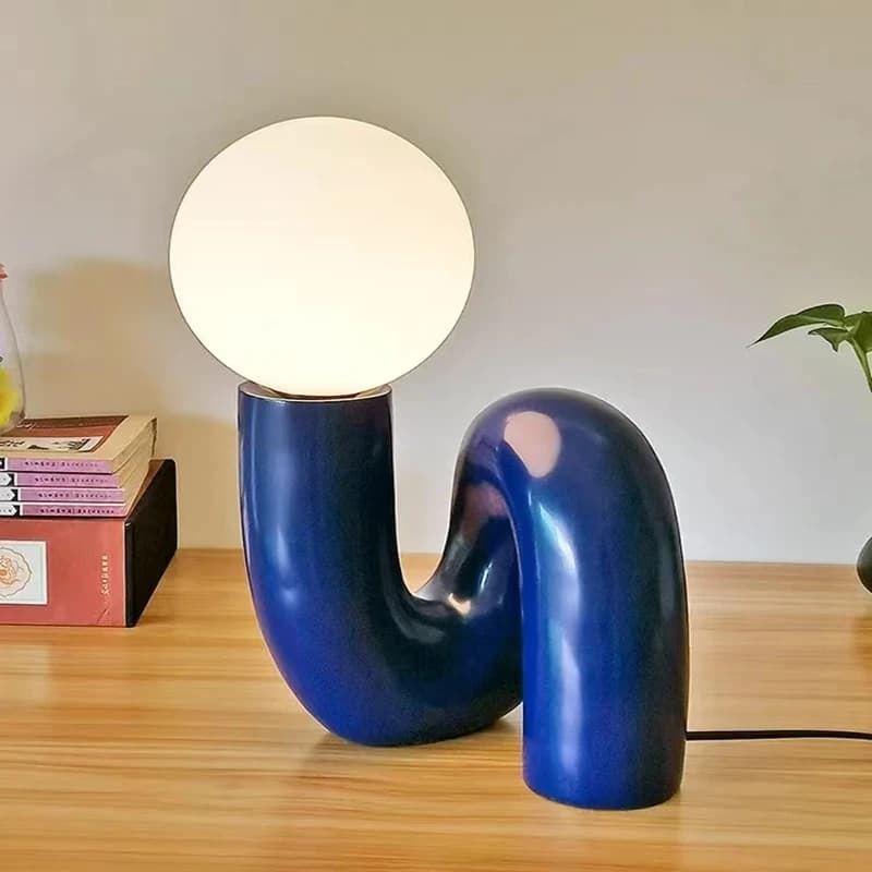 Lampe de table LED créative nordique moderne, salon simple, chambre à coucher, lampe de bureau de ch