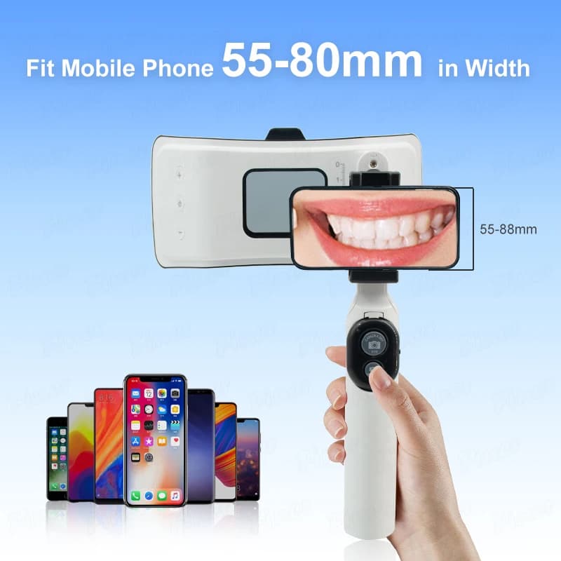 Flash dentaire photographie lumière LED Photo vidéo Flash lumière lampe orale avec polariseur dentis