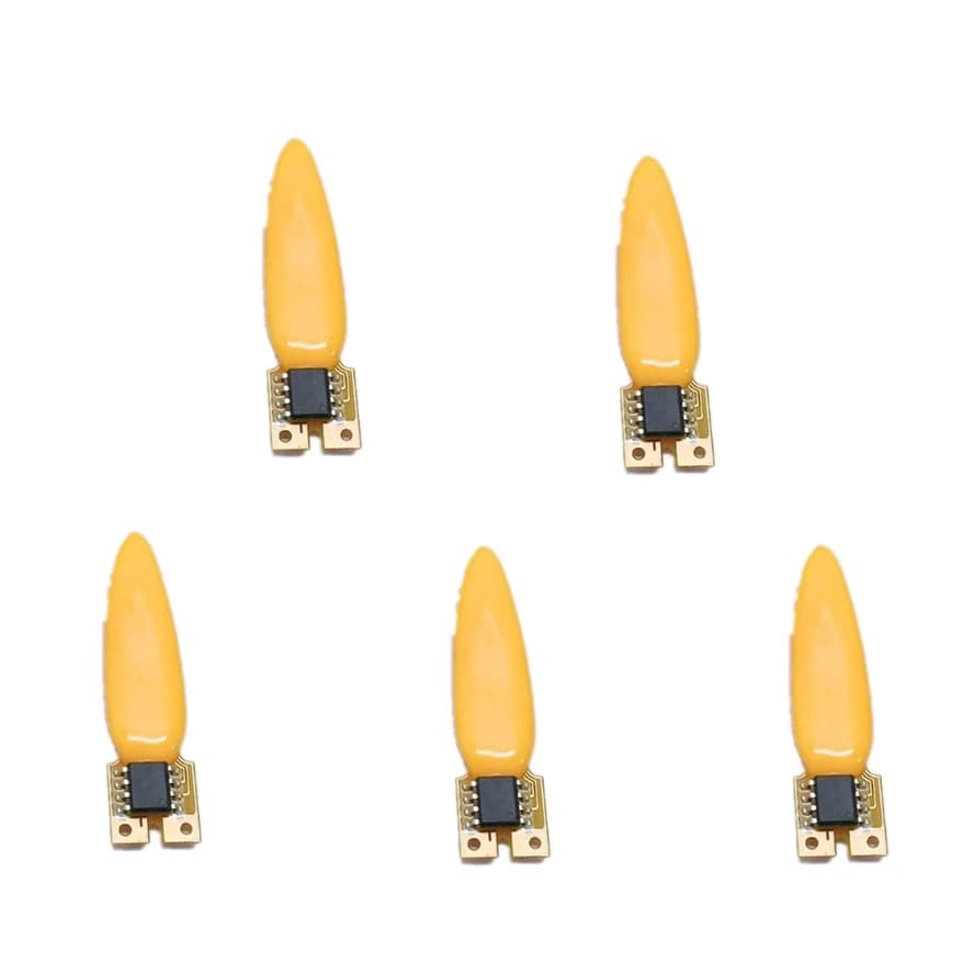 Lot de 5 ampoules LED effet flamme Edison 3V, 2 modes, blanc chaud 2200K, lampe à filament scintilla