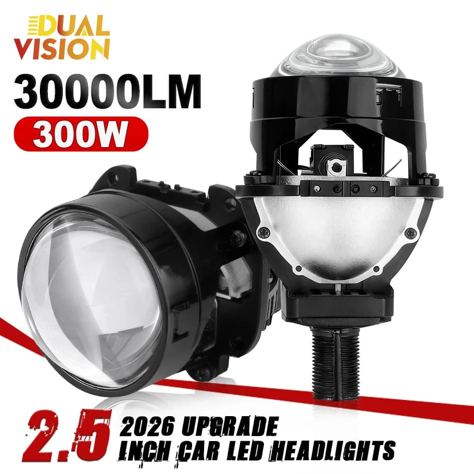 Lentilles Bi-LED Tuning H4 H7 H1 9005 9006 Projecteur LED Phare Angel Eyes Accessoires Universels po