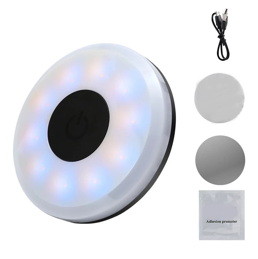 Lampe LED tactile magnétique pour toit de voiture, éclairage intérieur de voiture, plafonnier univer