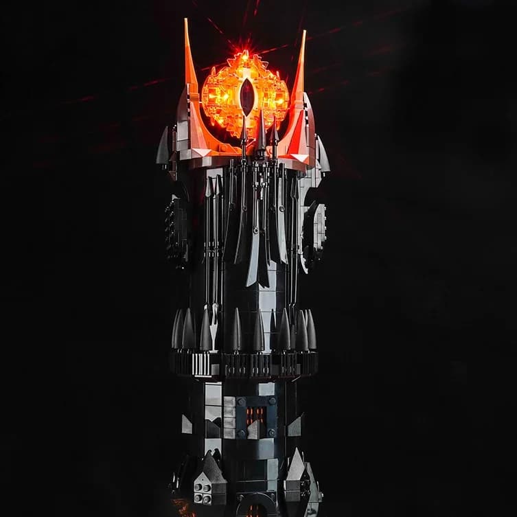 Kit d'éclairage LED pour LEGO Le Seigneur des Anneaux Barad dur 10333 Sauron Dark Tower Castle Build