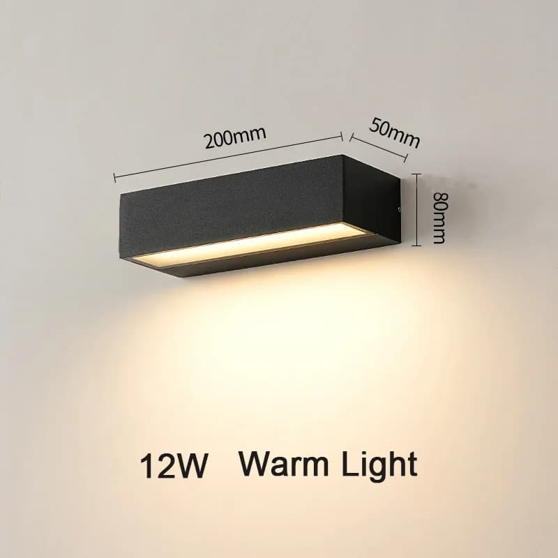 SANDIY Lampe murale d'extérieur Lampe d'applique extérieure moderne Luminaire de décoration intérieu