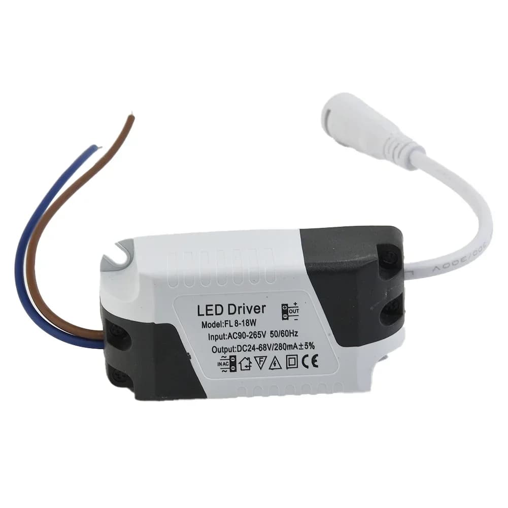 Pilote LED 8-18W 8-24W pour LED plafonnier unité d'alimentation transformateurs d'éclairage pour pil