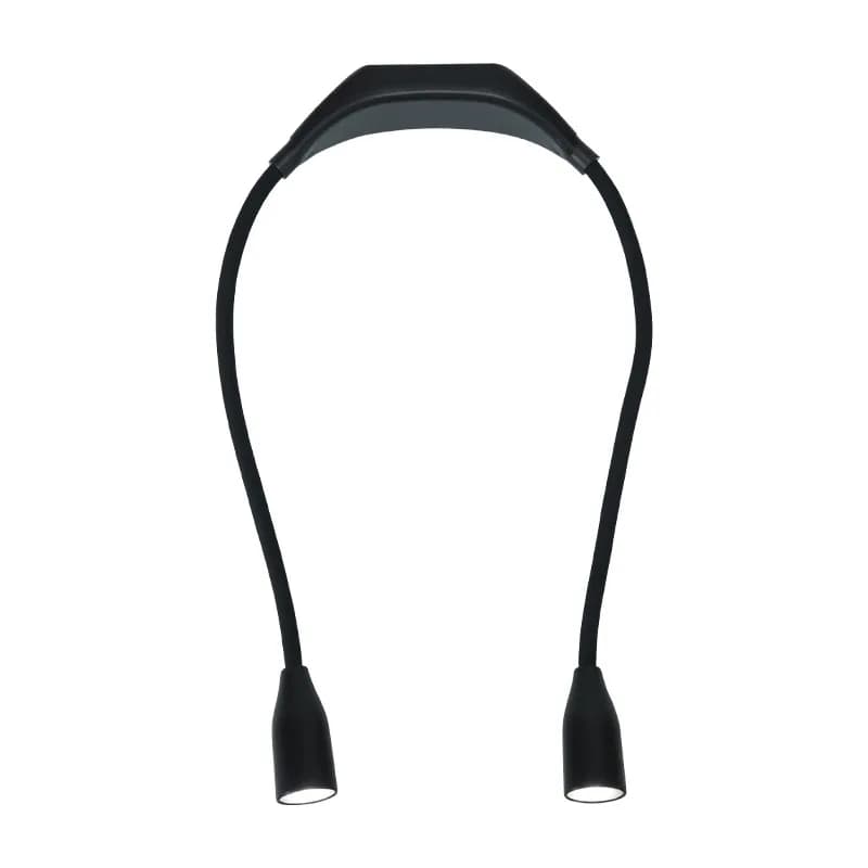 Lampe de lecture LED pour le cou, flexible, lampe de livre, luminosité réglable, lampe de nuit LED p