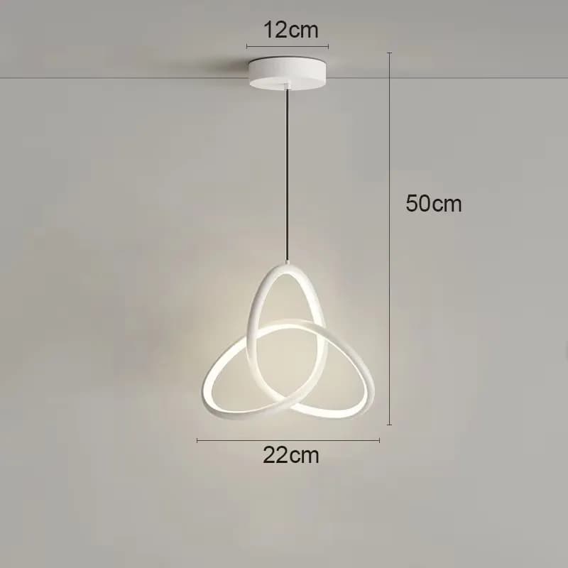 Lustre pendentif LED lumières lampes suspendues pour plafond chambre chevet Tables à manger salon dé
