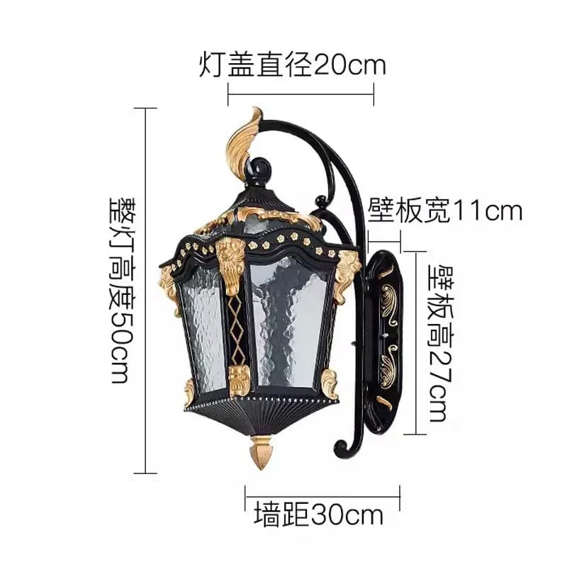 Applique murale extérieure rétro, éclairage de nuit pour Villa, jardin, porte, Patio, lampe de porch