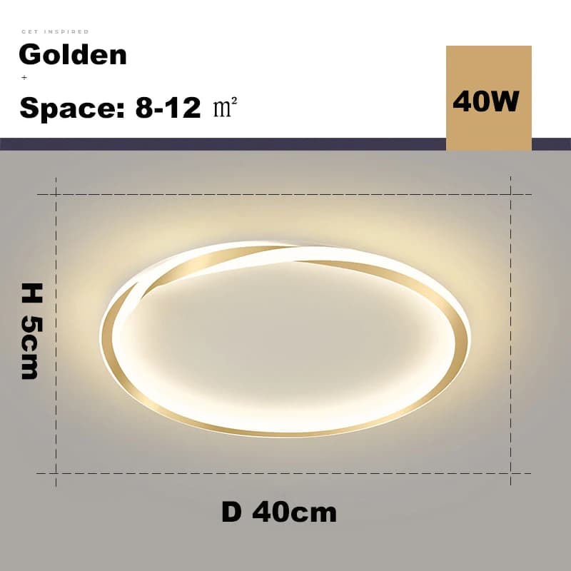 Plafonnier LED moderne en forme d'anneau pour la décoration de la pièce, salon, chambre à coucher, s