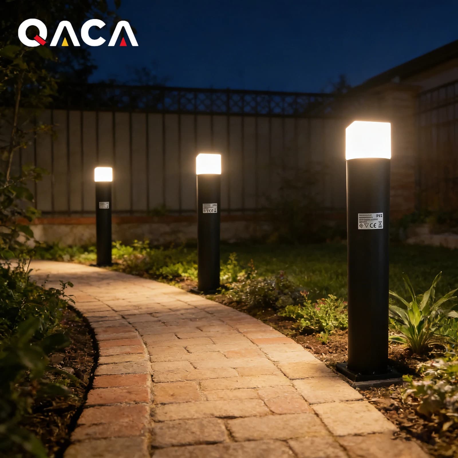 QACA Lot de 6 Lampes LED de Jardin DC12V avec Driver LED 5W Super Lumineuses Étanche IP65 Éclairage