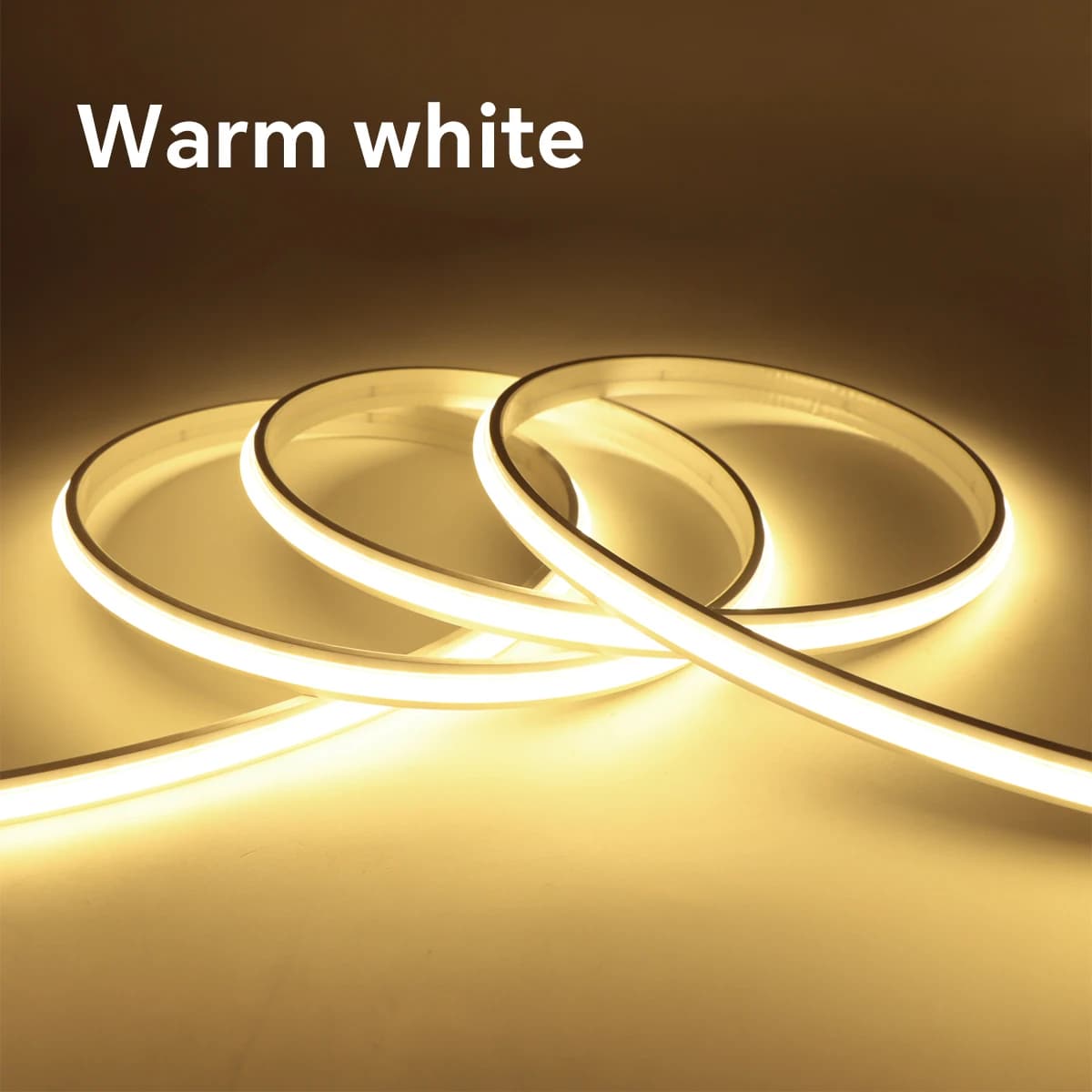 Bonne qualité COB LED bande néon 9MM 24V Super lumineux pas de zone sombre applique étanche, pour éc