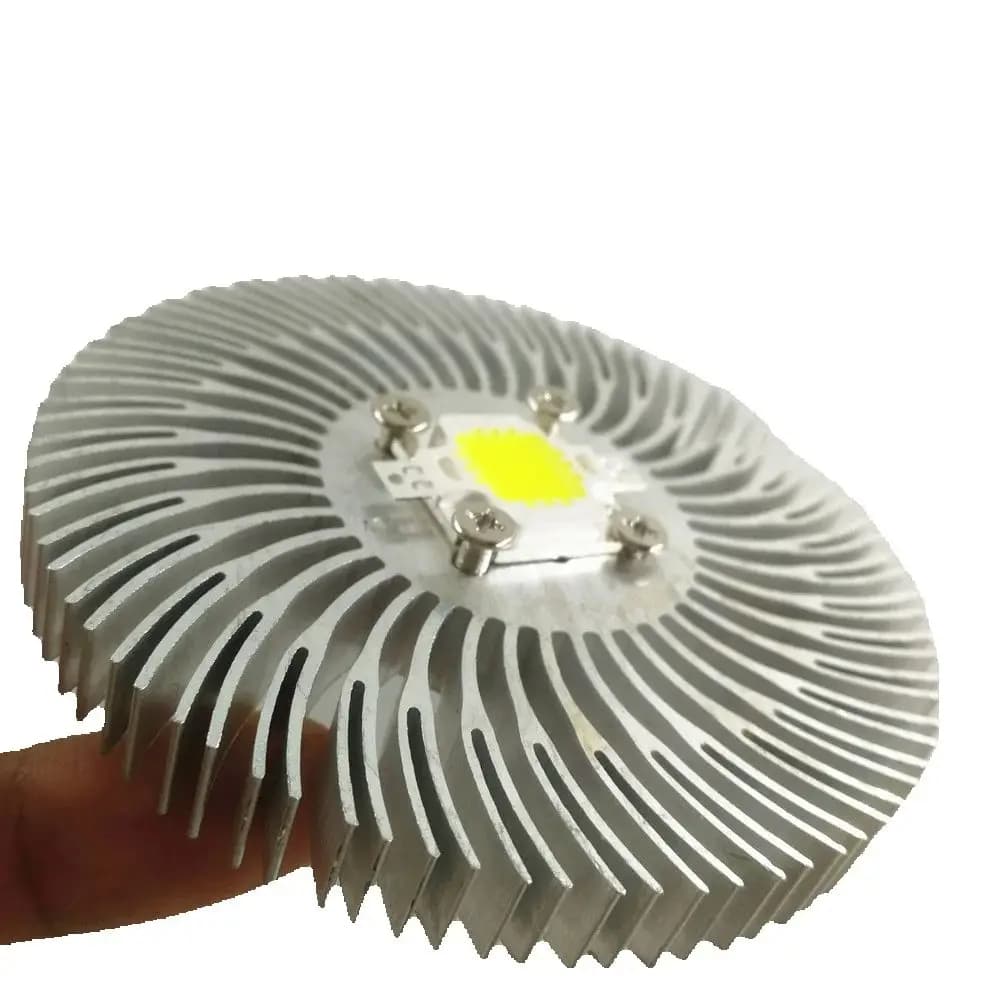 Dissipateur thermique rond en aluminium à LED, 10W, pour lampe domestique