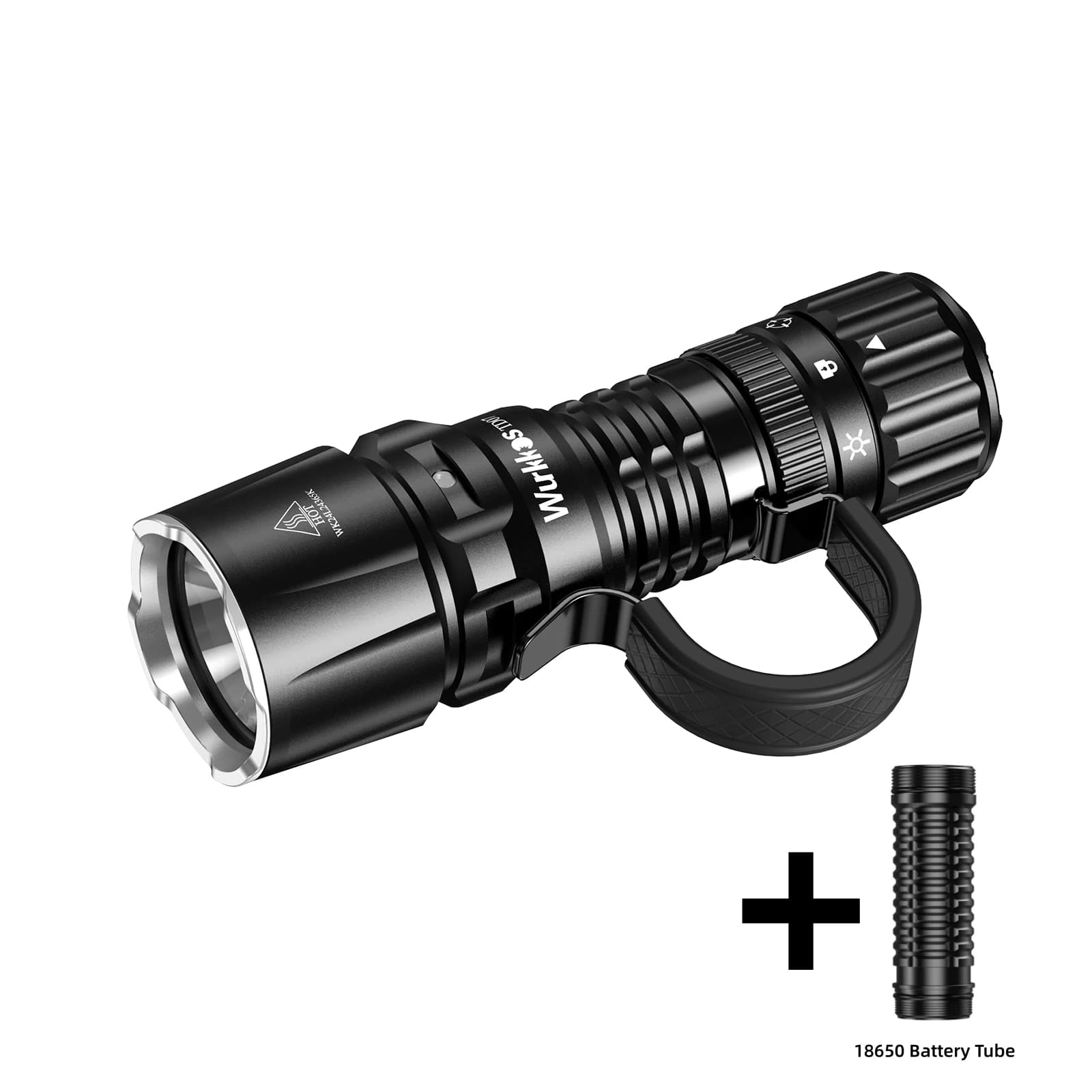 Wurkkos TD07 18350 lampe de poche tactique 1300LM 479M lampe Rechargeable longue portée IP68 Mini to