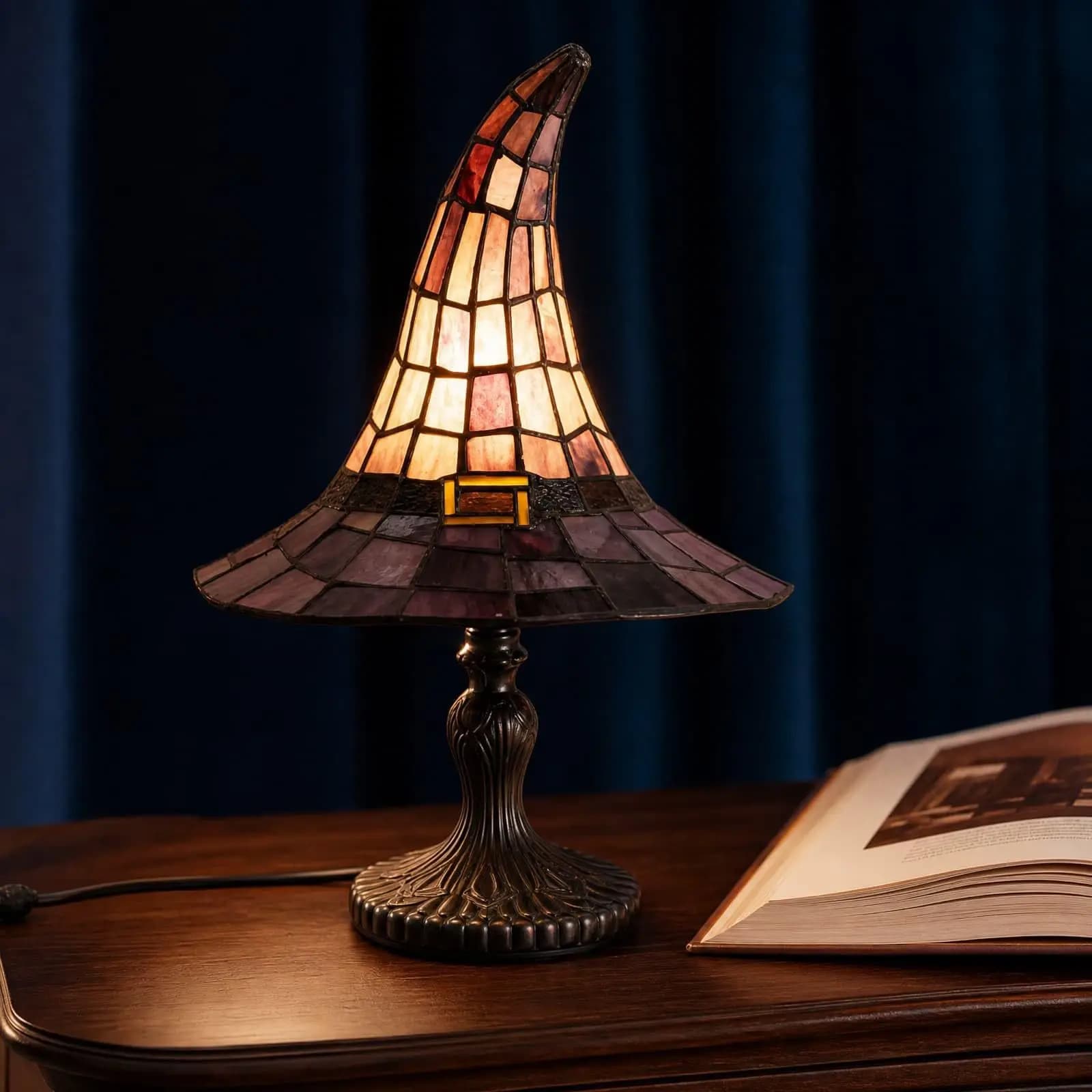 Nouvelles lampes chapeau de sorcière, veilleuse gothique créative pour la maison, cadeau, ornement l