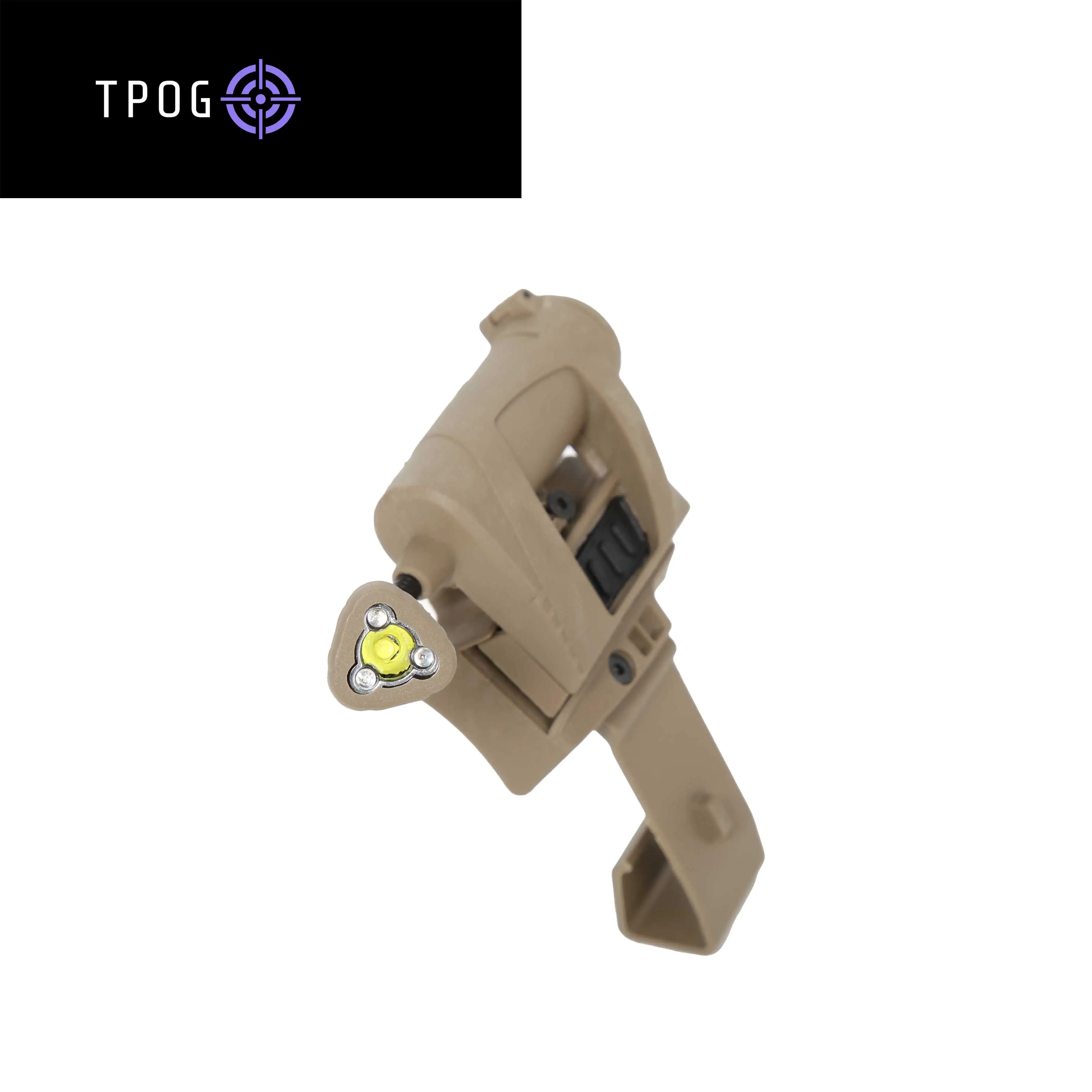 Lumière de casque tactique 3 Modes lampe de poche LED éclairage de nuit extérieur pour la chasse Las