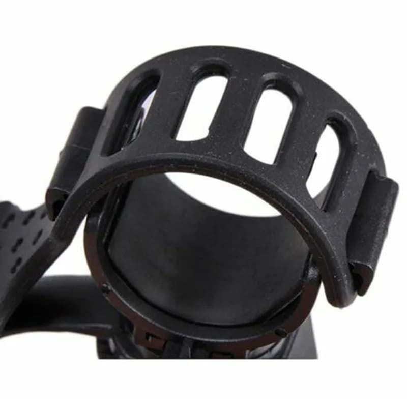Support de fixation pour lampe de vélo 360 ° Sangles en caoutchouc réglables pour vélo, support de