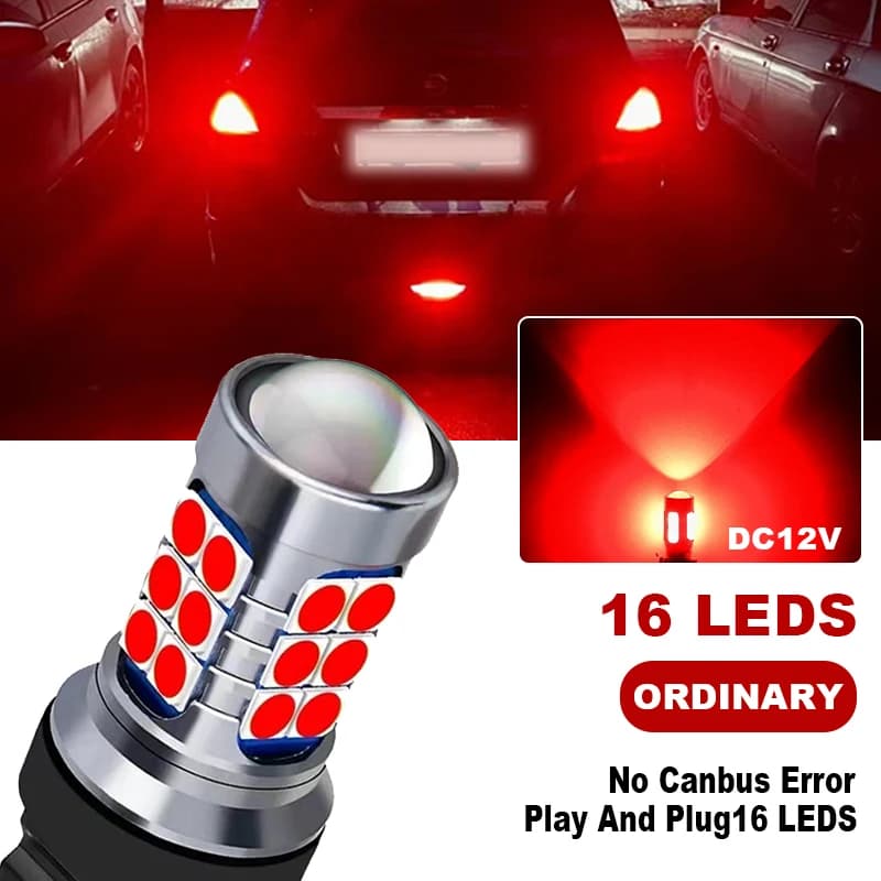 Feu stop 2 pièces ampoule LED P21/5W 1157 BAY15D accessoires pour Renault Clio 2 3 4 Espace Fluence 