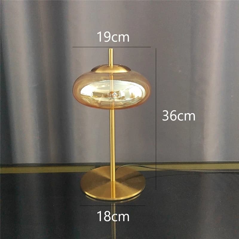Lampadaire en verre rond nordique, lampadaire minimaliste, lampe de chevet sur pied, salon et bureau