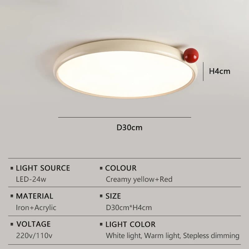 Nordique LED soucoupe volante plafonnier crème vent suspension salon salle à manger chambre hôtel dé