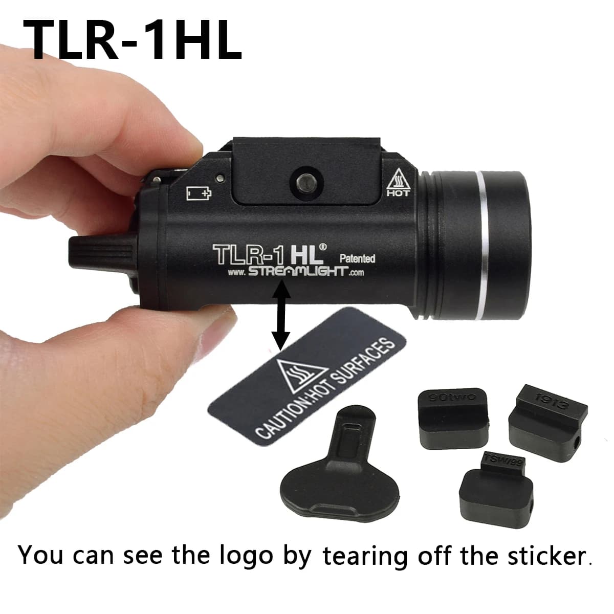Lampe LED tactique Streamlight TLR TLR-1HL TLR-7 TLR-3 TLR-7X, lumière stroboscopique, compatible av
