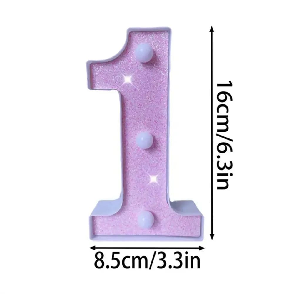 Lampes lettres LED 16CM, lampes Alphabet alimentées par batterie pour chambre à coucher, fête d'anni