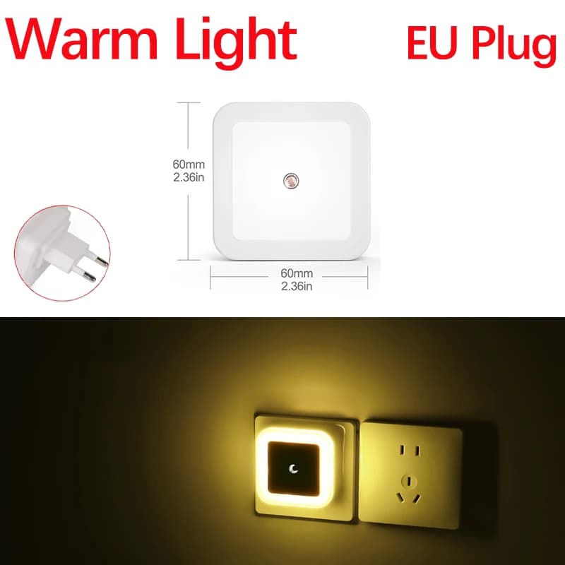 Lampe de nuit intelligente LED marche/arrêt automatique, lumière sous-meuble, capteur de mouvement P