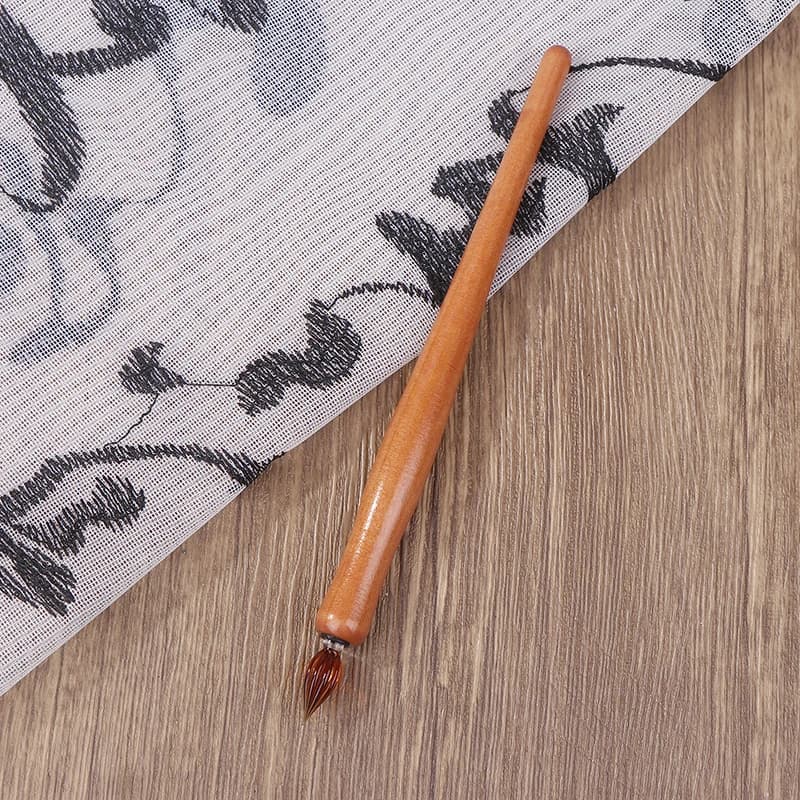 Nouveau poteau en bois verre Dip stylo stylo plume ligne stylo Art écriture bande dessinée Illustrat