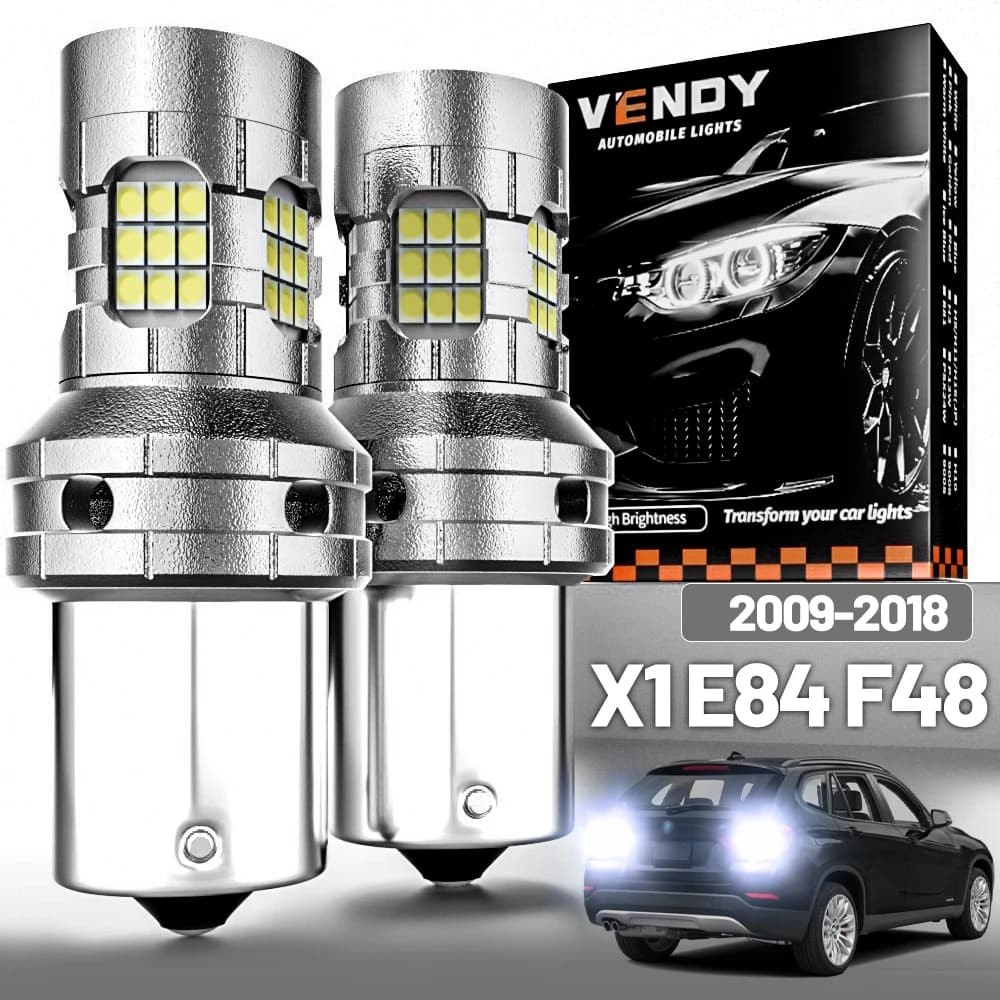 Feu de recul LED pour BMW X1 E84 F48 2009-2018, 2 pièces, lampe de secours 2010 2011 2012 2013 2014 